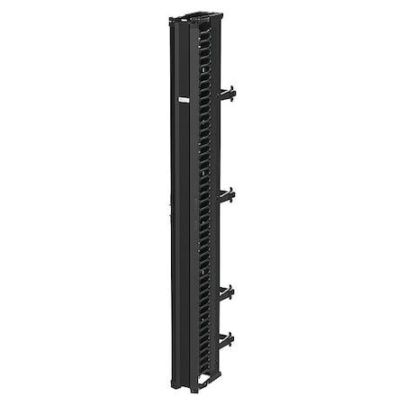 Nvent Hoffman DV6D7 Cable Manager, Vertical, 6 in. H x 84 in. L