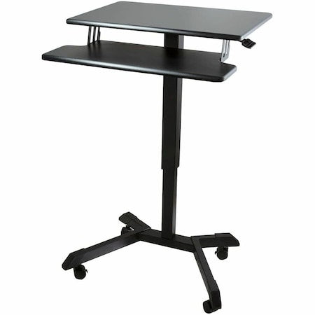 Victor DC550 Standing Desk, Wood, Black, Manual, 11 lb