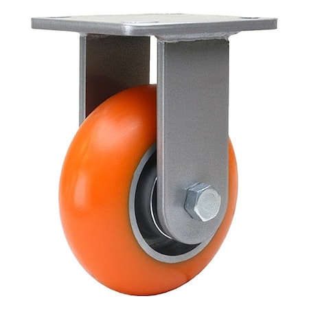 Hamilton R-WH-52EMB-FITG-52-ZB Plate Caster, Steel, Rigid
