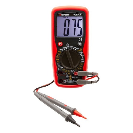 Triplett 9007A-NIST DigitalMultimeter, AvgCalc, 10A, 600V AC/DC