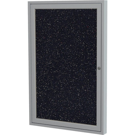Ghent PA13624TR-CF Rubber Enclosed Bulletin Board 36