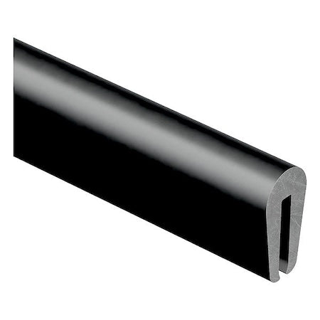 Trim LOK INC X1011-500 Rubber Edge Trim, Black, 500 ft L
