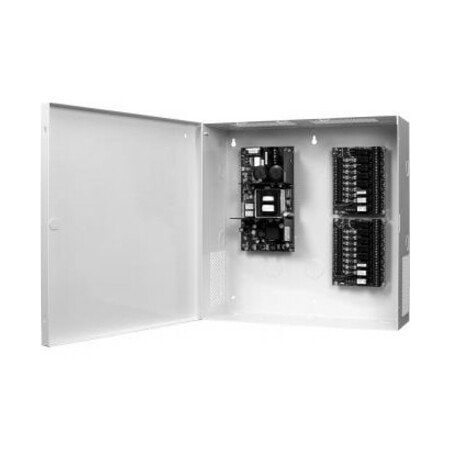 Securitron AQS2410-8C2 Power Supply, Steel, 14