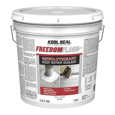 Kool Seal KS0066921-17 Permanent Roof Repair Sealant, White