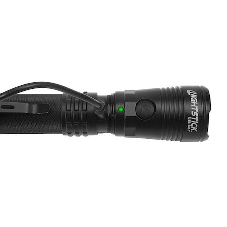 Nightstick USB-588-T Flashlight, 1100 lm, 3 hr, 547m, Black