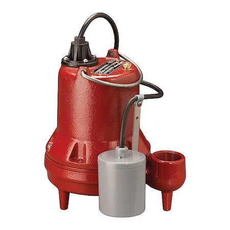 Liberty Pumps FL31M-3 EffluentPump, 35 ft, 10.5A, 0.5 hp, 115V AC