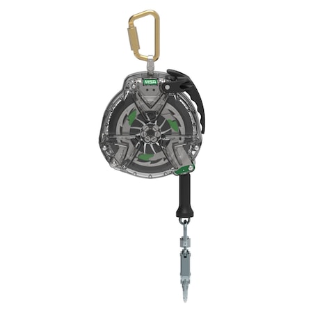 MSA Safety VTOHR-101-ME-A Self Retracting Lanyard; Synthetic Rope