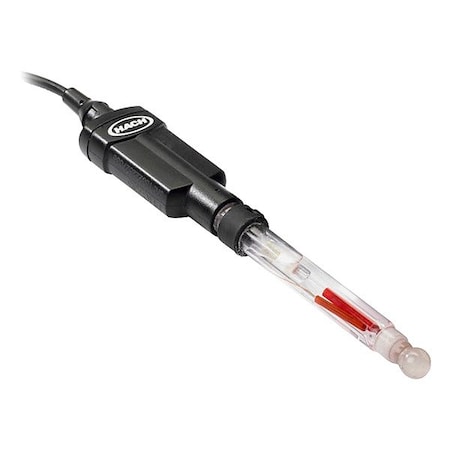 Hach PHC73501 Electrode, 7 7/8 in H, Glass