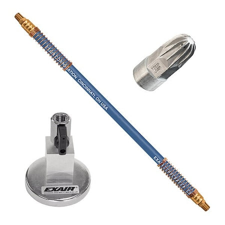 Exair 1100-9324 Blow Off Station, 24 in Hose L, 14 scfm