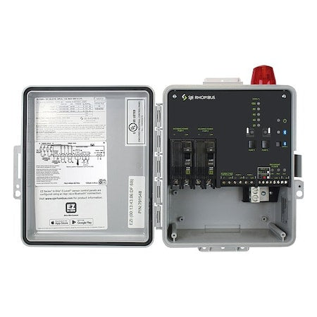 SJE-Rhombus EZID1W114C3A4A6A10E24F30A ControlPanel, 7to15A, Single, 120to230V AC