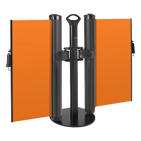 Modus ZP+DB-O-IH Dual Mobile Stand, Round Flat, Orange