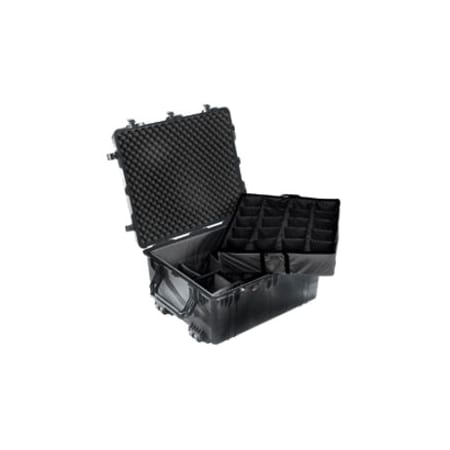 Pelican 1691 Replacement Foam Set for 1690, 33 in Length, 29 in Width, 18 in Height, Polyurethane, Black