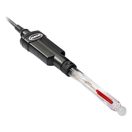 Hach PHC705A01 Electrode, 7 7/8 in H, Glass