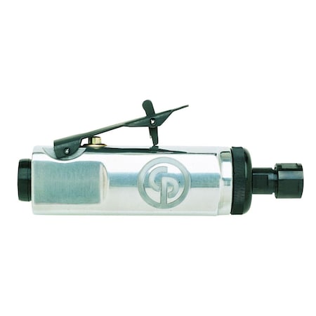 Chicago Pneumatic CP860 Straight Die Grinder, 1/4 in NPT Female Air Inlet, 1/4 in Collet, Medium Duty, 24,000 RPM, 0.5 hp