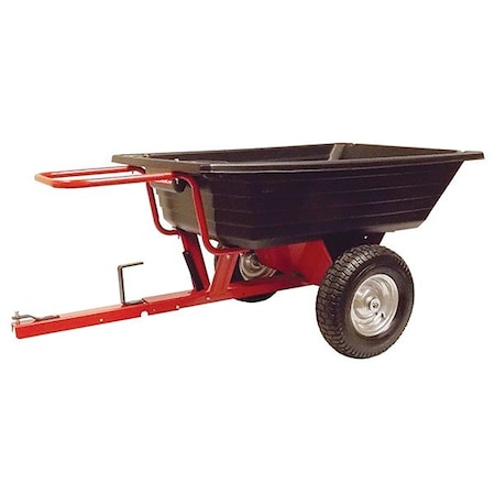 Milwaukee Hand Trucks LCP1000PRM Dump Cart, Black, Poly, 12 cu ft