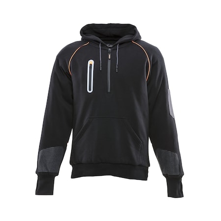 Refrigiwear 8440RBORSML HiVis Sweatshirt, Orange, S