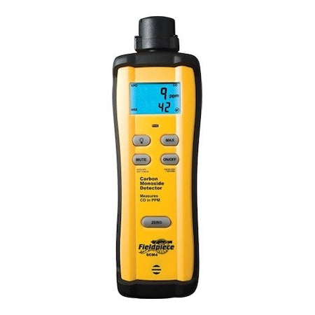 Fieldpiece SCM4 CO Detector, Battery, 9V, 150 hr