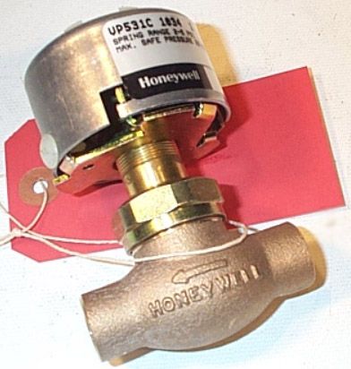 VP531C1034 Honeywell 1/2 Inch Sweat Pneumatic Gas Valve