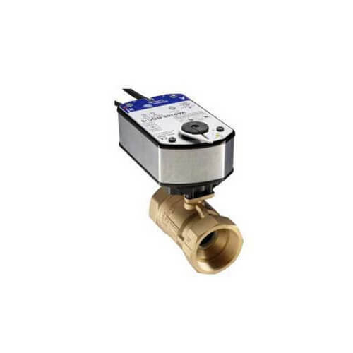 VG1241DP+928GGA Johnson Controls 1-1/4 NPT 2-Way brass valve with proportional electric actuator