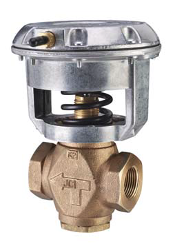 VG7251ET+3008D Johnson Controls 1/2 inch N/O globe valve with 1.8cv and 4-8# actuator