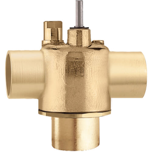 Z300432 Caleffi 3-Way 1/2 Sweat Valve